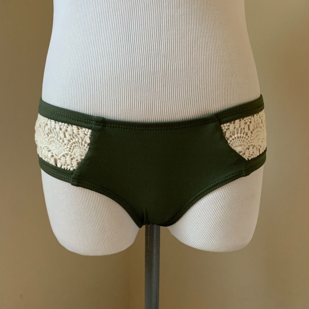 Nwot army green bikini bottoms